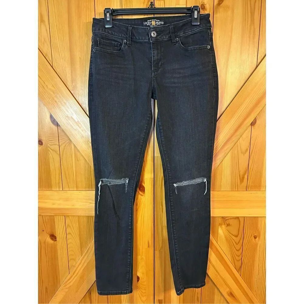 Lucky Brand jeans Lolita skinny 4/27 black (4884)